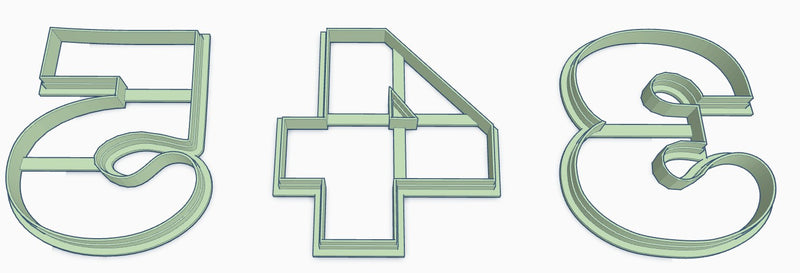 Cortador Simples - Números 0 a 9