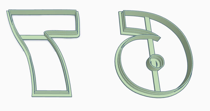 Cortador Simples - Números 0 a 9