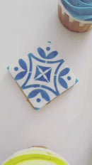 Stencil - Padrão Azulejo Típico Português