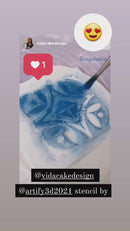 Stencil - Padrão Azulejo Típico Português